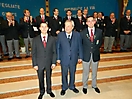 I maestri Riccardo e Gianni e il Presidente Federico