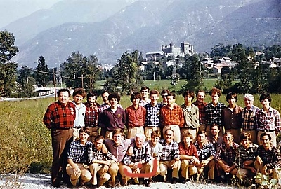 NEL 1981 AL CASTELLO DI FENIS (AO)