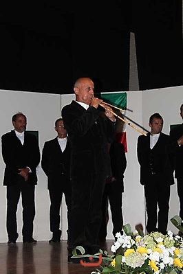 Sergio con le launeddas